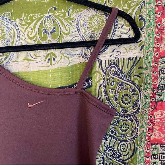 Nike Brown Everyday Mode Asymmetrical Tank Dress Size Medium - Picture 3 of 16